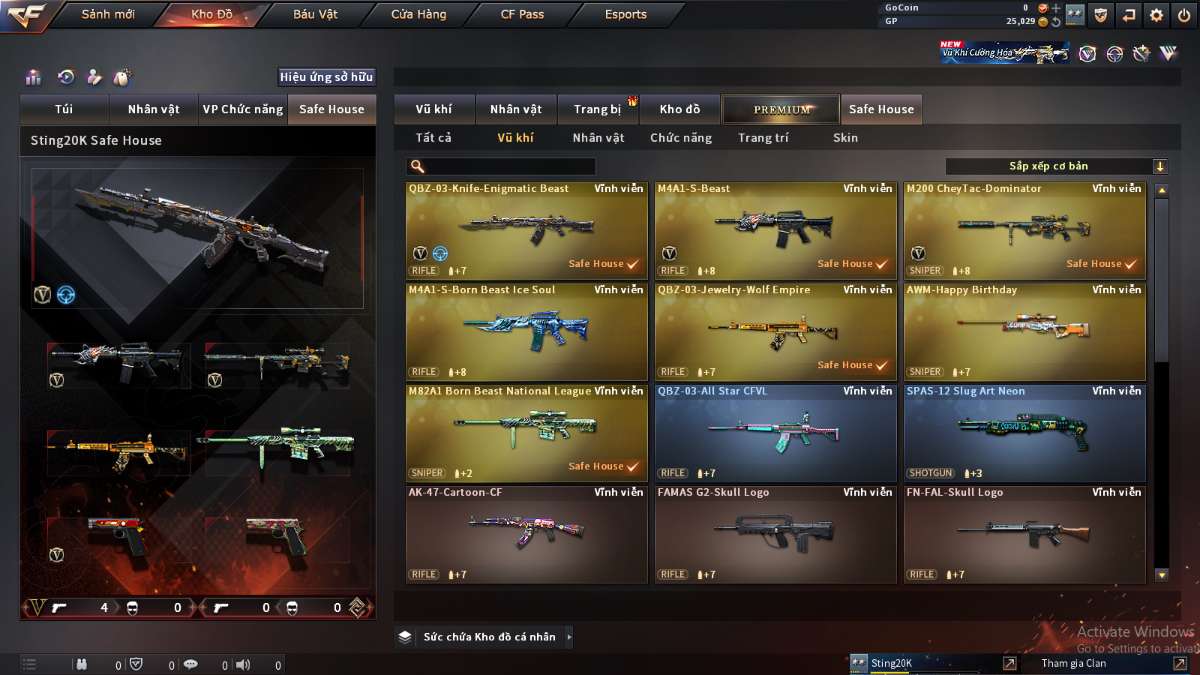 shop acc cf uy tin gia re